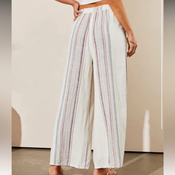 Vici | Linen Drawstring Pants - Picture 2 of 3